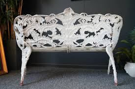 Swedish Cast Iron Garden Bench