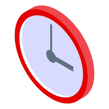 Digital Detoxing Wall Clock Vector Icon
