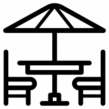 Patio Table Terrace Icon