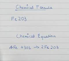 What Is The Chemical Formula Of Rust