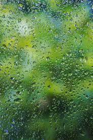 Rain Drop On Glass Water Droplets