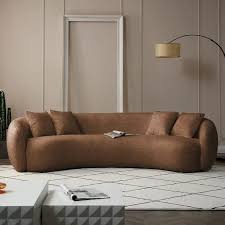 Modern Oversized Curved Sofa