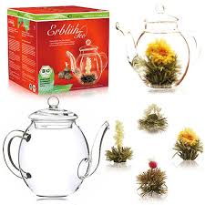 Gift Set Of Teapot And 4 Organic Tea