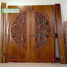 Wooden Front Double Door Design
