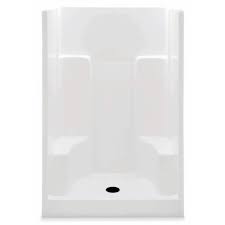 1 Piece Shower Stall With Center Drain
