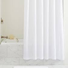Plush Waffle Shower Curtain West Elm