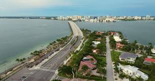 Aerial View Of Sarasota City In Florida