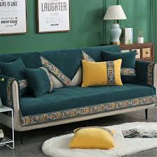 Chenille Sectional Sofa Cover 1 2 3