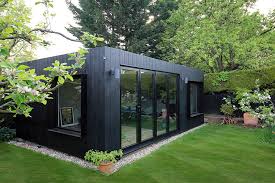 Garden Rooms With Charred Timber