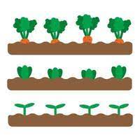 Garden Bed Vector Art Icons And