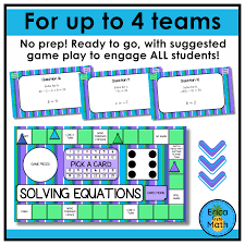 Solving Equations Powerpoint Review