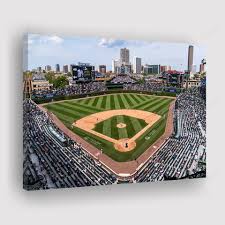 Chicago Cubs Wrigley Field 3 Canvas