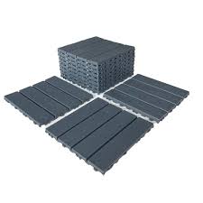 Plastic Interlocking Deck Tiles