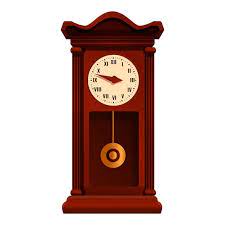 Pendulum Clock Time Icon Cartoon Of