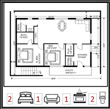 35x52 Modern House Plan Design 3 Bhk
