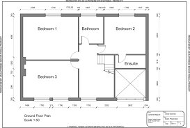 2d Floor Plan With Dimension Chains