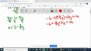 Linear Equations 4x 5y