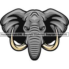 Buy Elephant Mascot School Team Head