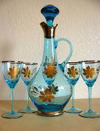 Mid Century Decanter Vintage Barware