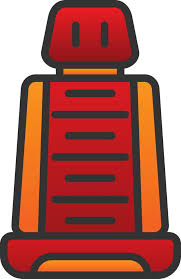 Racing Car Seat Vector Icon Design