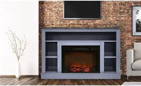 Electric Fireplace With 1500w Charred
