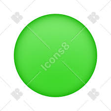 Green Circle Emoji Icon In Png Svg