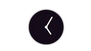4k Time Lapse Modern Clock Icon