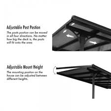 3750 L X 2550 W Aluminium Canopy Patio