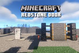 A Redstone Door In Minecraft