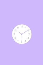 Clock Icon Purple Hd Phone Wallpaper