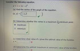 Following Equation Y 1 2x X2