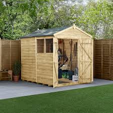 Forest 6x8 Apex Shed Double Door