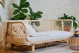 Esme Crisscross Rattan Sofa