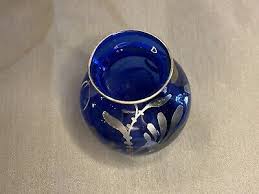 Vintage Va Murano Vase Cobalt Blue