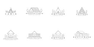 Building Logo Set Icon Design