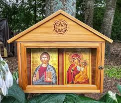Wooden Iconostasis Icon Shrine