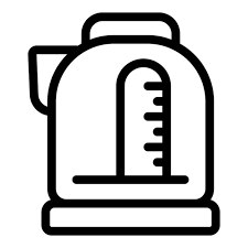 Kettle Icon Outline Vector Water Pot