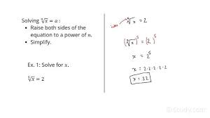 Solve An Equation With A Root Index