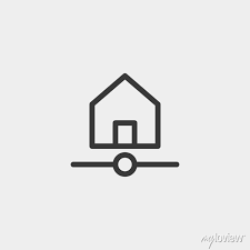 Home Server Icon Isolated On Background