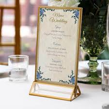 Floating Frame Set For Table Numbers