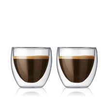 Bodum Pavina Double Wall Glass 80ml Set