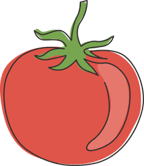 Whole Healthy Organic Tomato