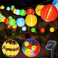 Led Solar Powered Chinese Lantern Fairy