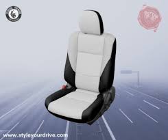 Mg Astor Seat Cover In White And Black
