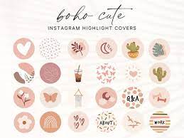 Insta Highlight Covers Boho Cute