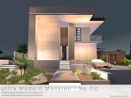 Sims Resource Ultra Modern Mansion