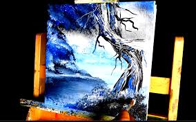 Simple Trees And Landscape Painting