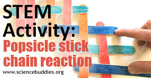 Popsicle Stick Chain Reaction Stem