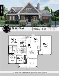 1 Story Modern Cottage Style House Plan