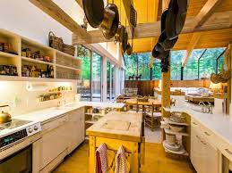 Gourmet Kitchen Cabin Interior Design